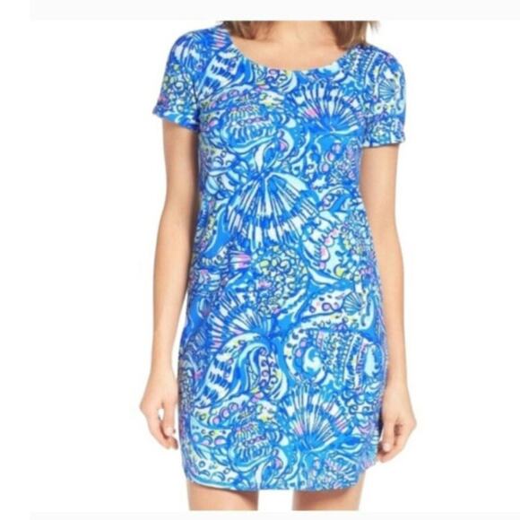 Lilly Pulitzer Tammy UPF 50+ Blue T-Shirt Dress Size XS - Picture 1 of 8